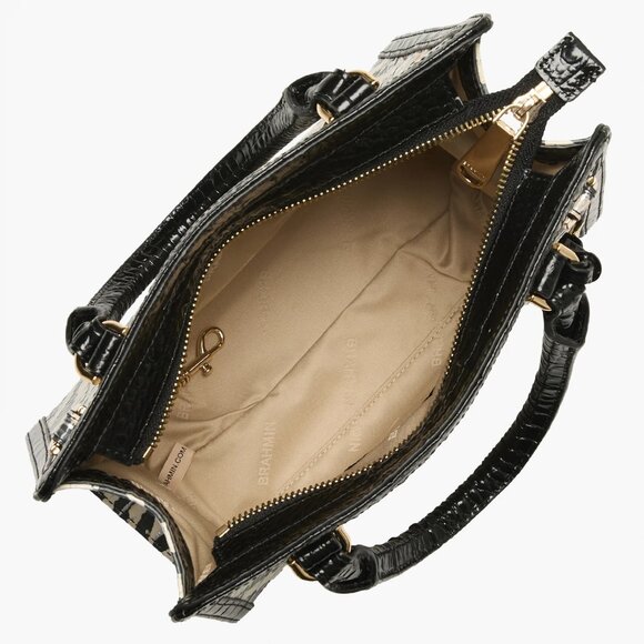 ✅ Brahmin CAMI EVERLASTING ENCORE Melbourne Leather Satchel ✨NWT, COA, DUST BAG - Picture 8 of 17